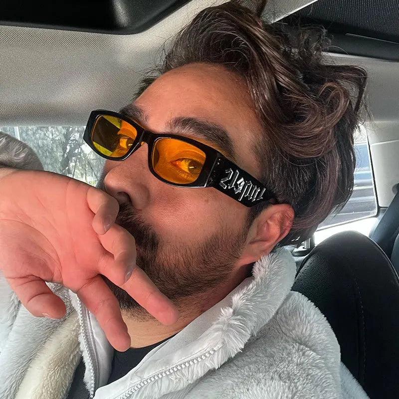 Classic Square Sunglasses – Elegant Men's Accessory | Accessorio Uomo Elegante