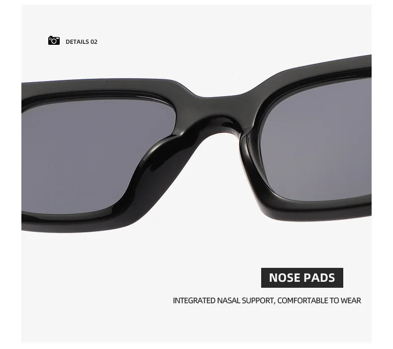 DRAVEN — Designer Square Sunglasses – Trendy Unisex Shades