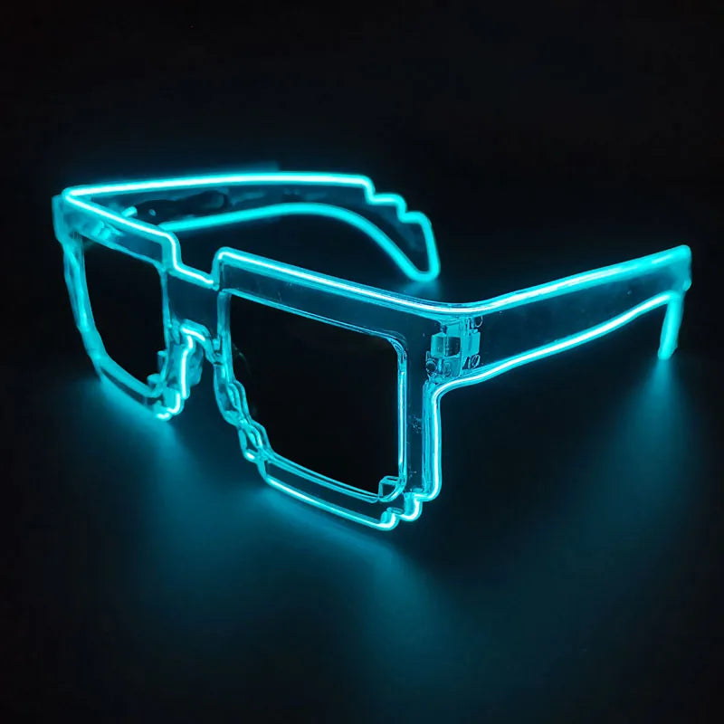 DRAVEN — Glow-in-the-Dark LED Sunglasses – Mosaic Party Style
