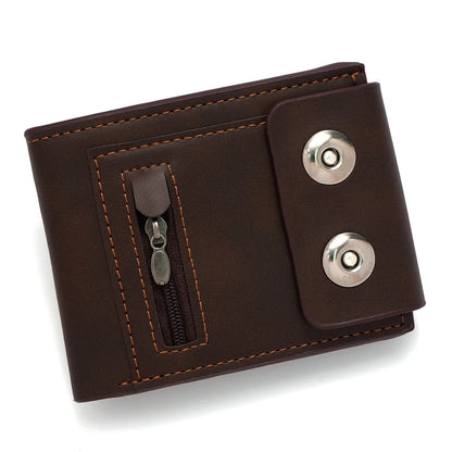 PU Leather Magnetic Wallet Men Large Capacity Design – Elegant Men's Accessory | Accessorio Uomo Elegante
