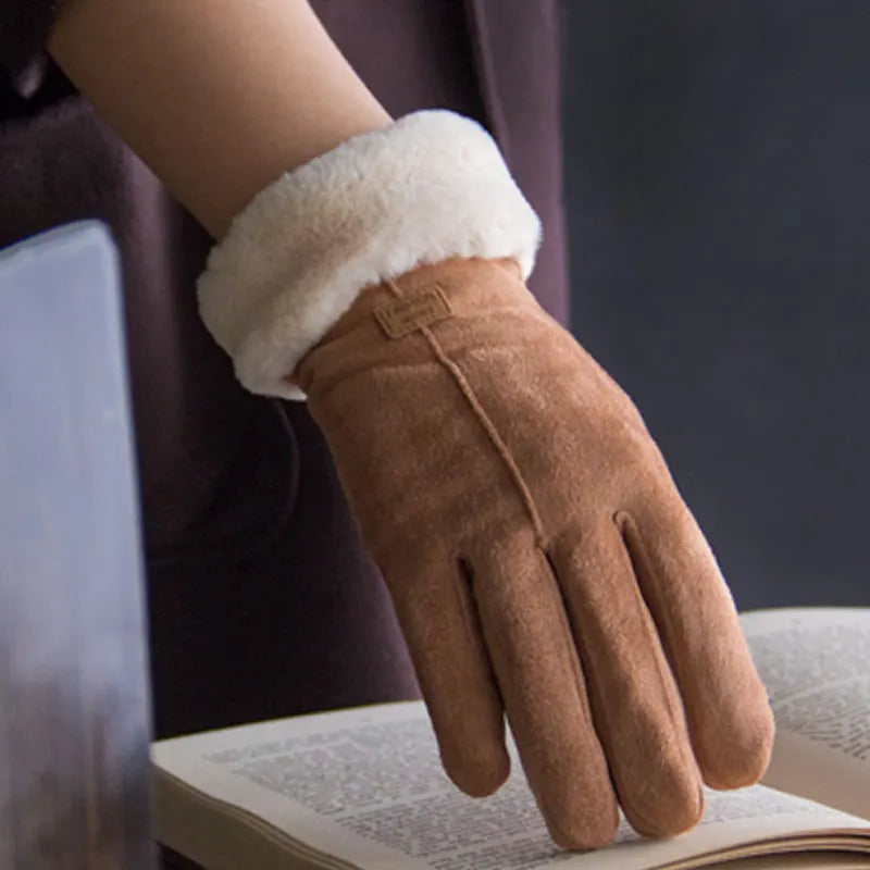 DRAVEN — Cute Furry Mittens – Women’s Warm Winter Style