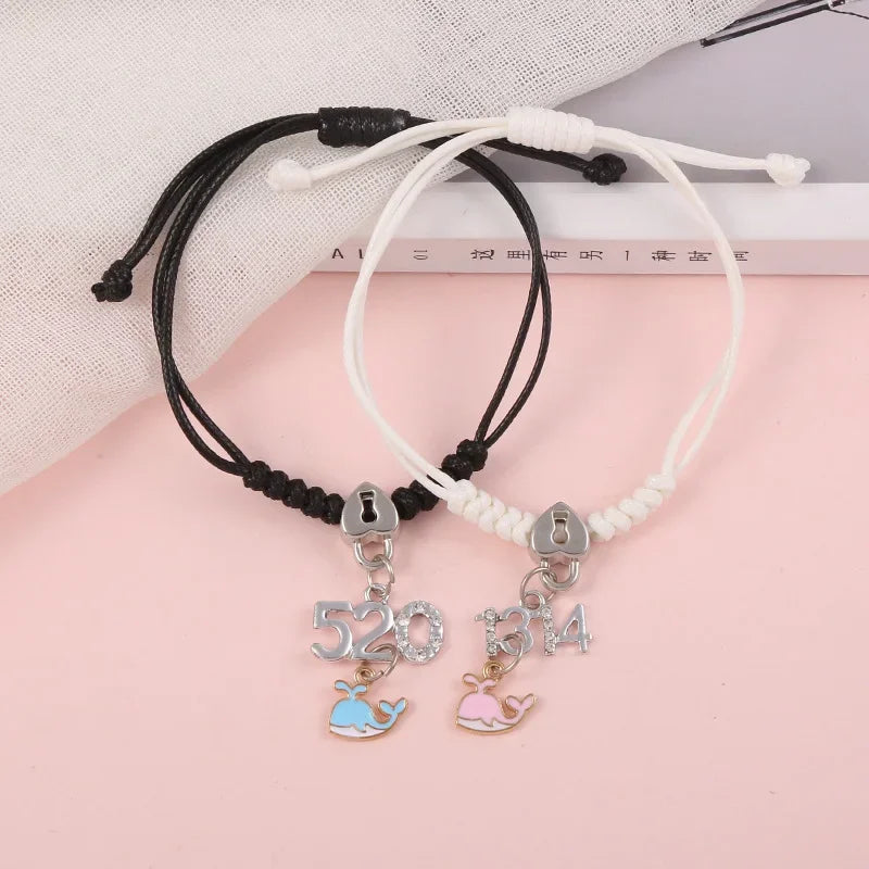 DRAVEN — Star Charm Couple Rope Bracelets