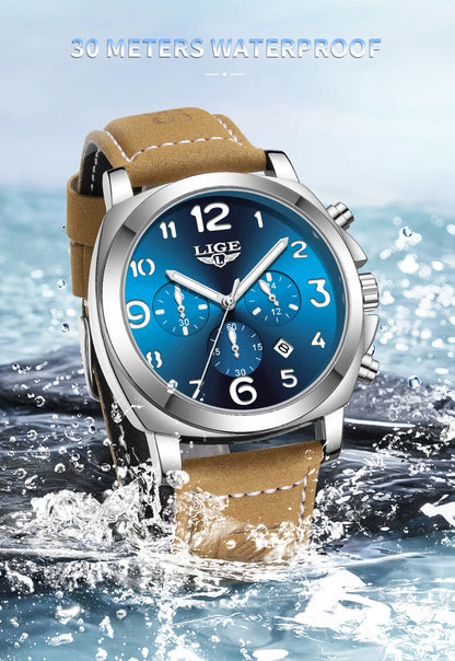 Men’s Luxury Chronograph Watch – Sporty & Waterproof Design – Elegant Men's Accessory | Accessorio Uomo Elegante