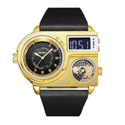 Street Vision – Men’s Large Dial Hip-Hop Watch with Bold Urban Design – Elegant Men's Accessory | Accessorio Uomo Elegante