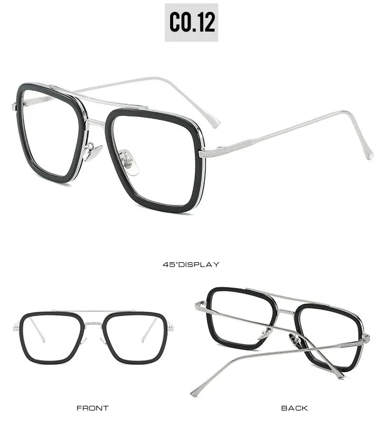 DRAVEN — Tony Stark Sunglasses – Steampunk Metal Design