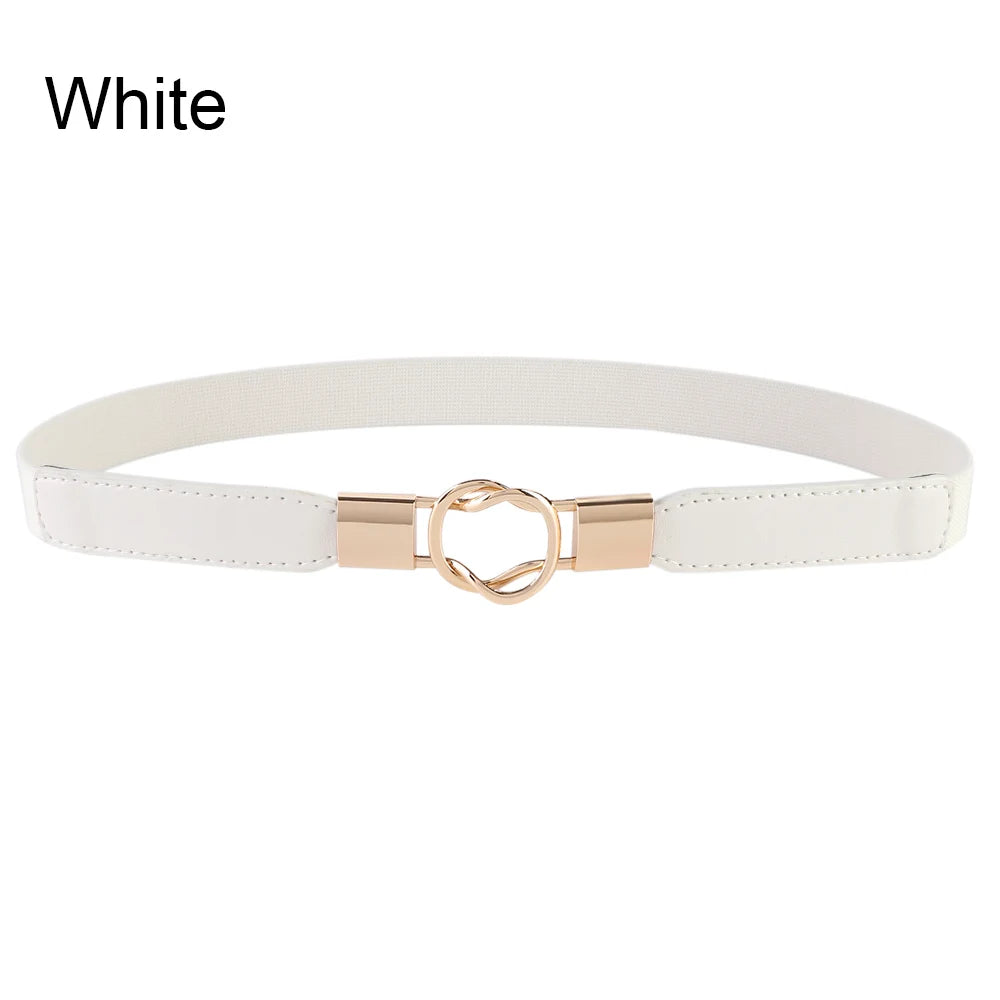 DRAVEN — Elastic Leaf Belt Women Thin Elegant Waistban