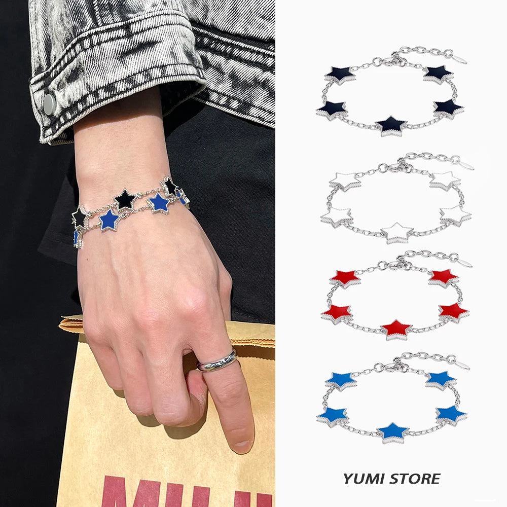 DRAVEN — Retro Pentagram Drip Bracelet