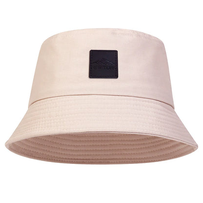 New York Leather Label Bucket Hat – Unisex Street Style