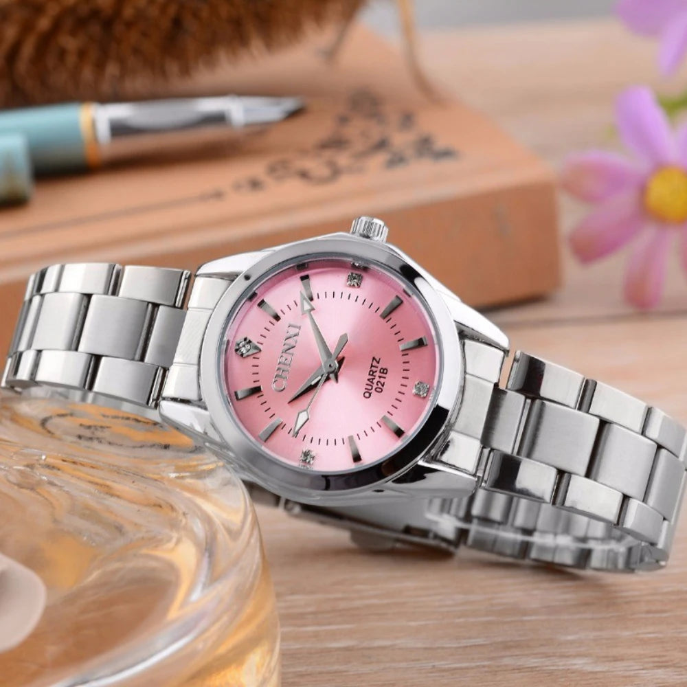 DRAVEN — Women’s Luxury Steel Watch – Luminous Quartz & Elegant Design