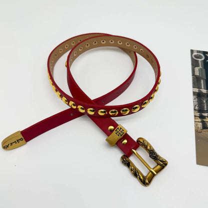 Y2K Punk PU Leather Belt Unisex Gothic Corset Design – Elegant Men's Accessory | Accessorio Uomo Elegante