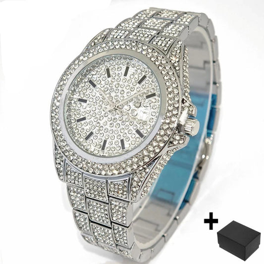 DRAVEN — Frost Legend – Men’s Ice Steel Precision Watch with Calendar — Watches | DRAVEN