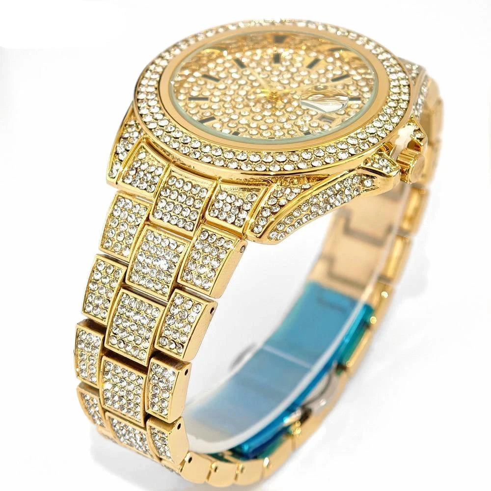 DRAVEN — Frost Legend – Men’s Ice Steel Precision Watch with Calendar