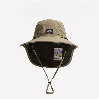 Wide Brim Waterproof Bucket Hat – Unisex Outdoor Protection