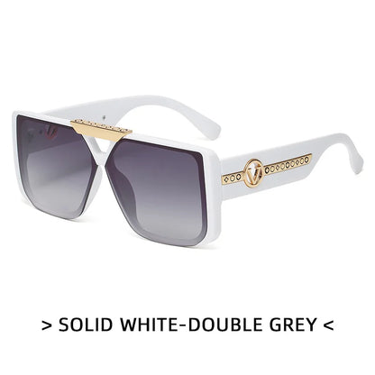 Large Square Street Sunglasses – Designer Travel Style – Elegant Men's Accessory | Accessorio Uomo Elegante