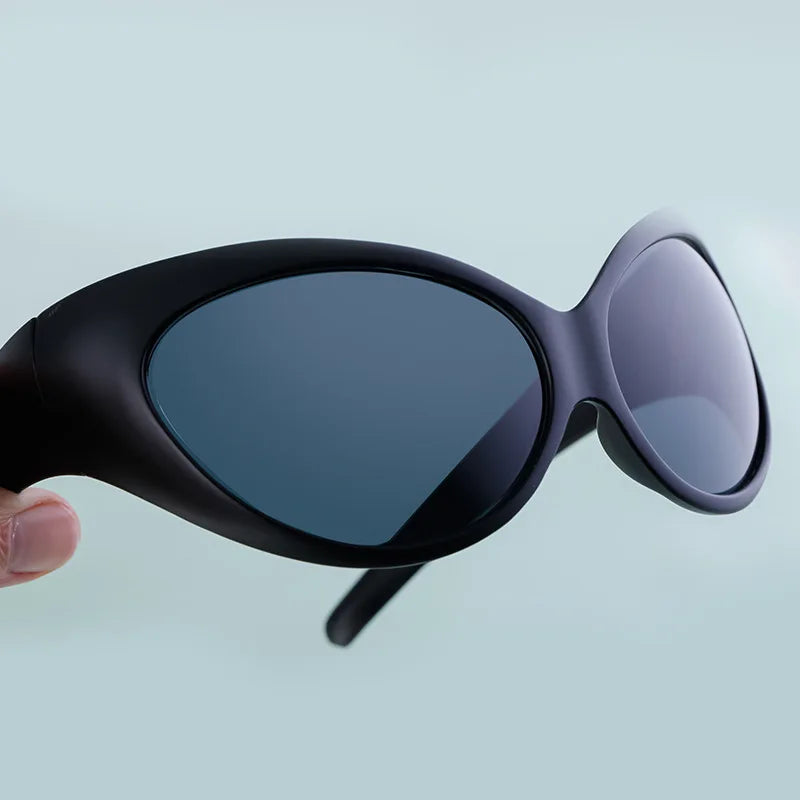 DRAVEN — Retro Futuristic Sunglasses – Steampunk Y2K Style