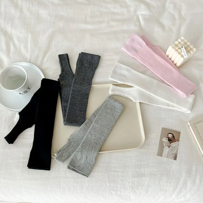 Solid Color Knee High Socks – Women’s Elegant Street Style – Elegant Men's Accessory | Accessorio Uomo Elegante