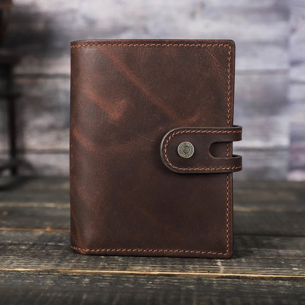 DRAVEN — Leather Airtag Wallet Men RFID Aluminum Card Holder