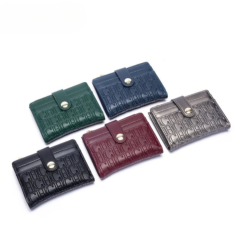 DRAVEN — Classic Square Wallet Women 2025 Snap Closure Design