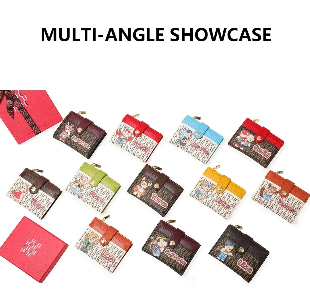 Light Luxury Wallet Women Animal Print Design – Elegant Men's Accessory | Accessorio Uomo Elegante