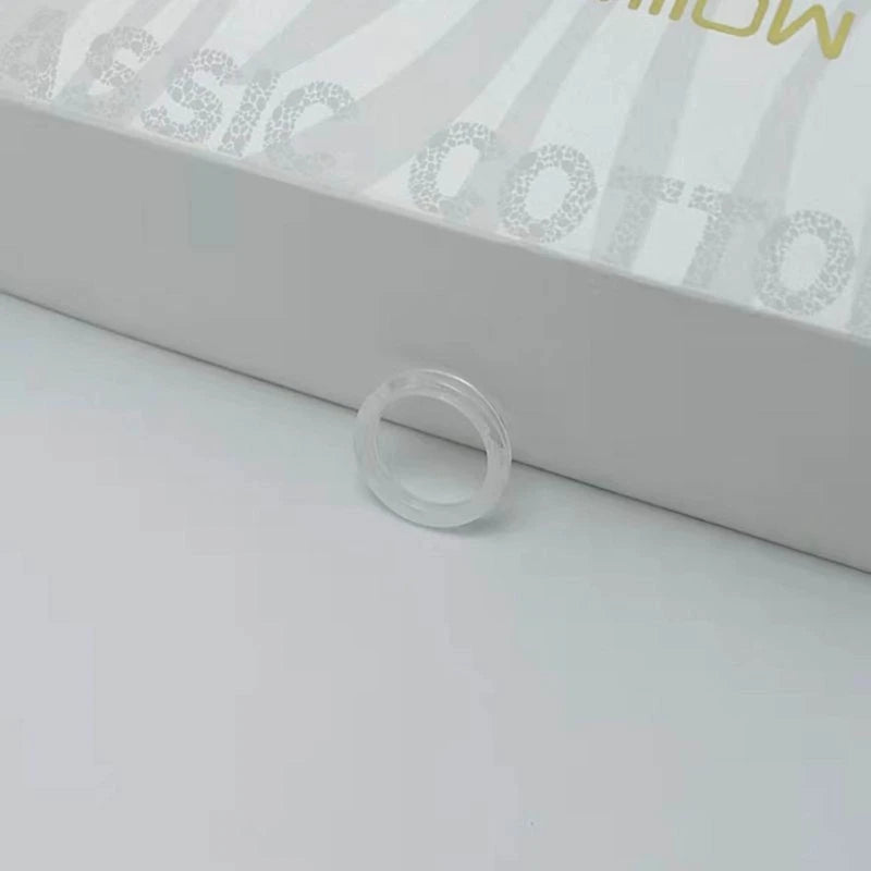 2PCS Colorful Resin Ring Set – Elegant Men's Accessory | Accessorio Uomo Elegante