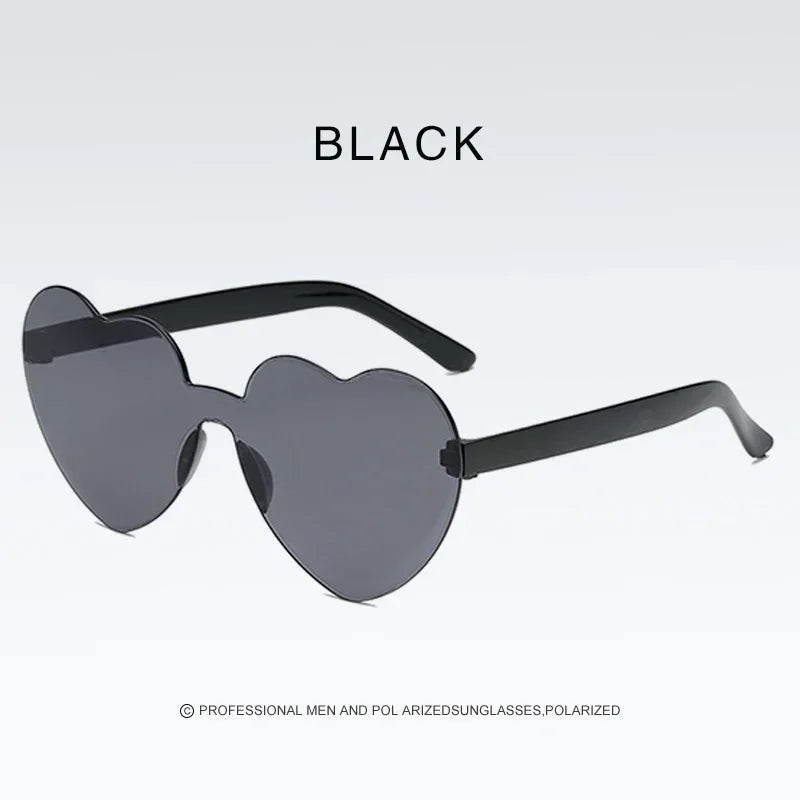 DRAVEN — Red Heart Sunglasses – Designer Retro Cat Eye Y2K Shades