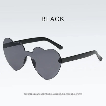 Red Heart Sunglasses – Designer Retro Cat Eye Y2K Shades – Elegant Men's Accessory | Accessorio Uomo Elegante