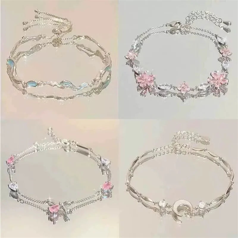 DRAVEN — Draven Crystal Blossom Bracelet