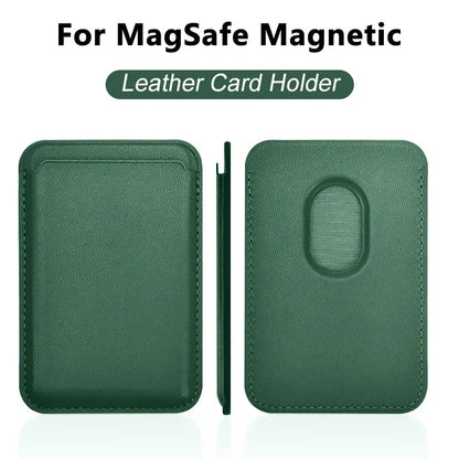 MagSafe Leather Wallet Case iPhone 17 16 15 14 Pro Max – Elegant Men's Accessory | Accessorio Uomo Elegante