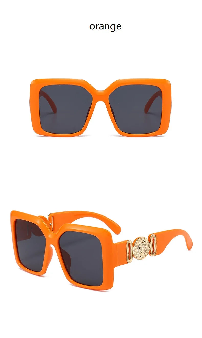 Popular Square Sunglasses – Luxury Retro Travel Style – Elegant Men's Accessory | Accessorio Uomo Elegante