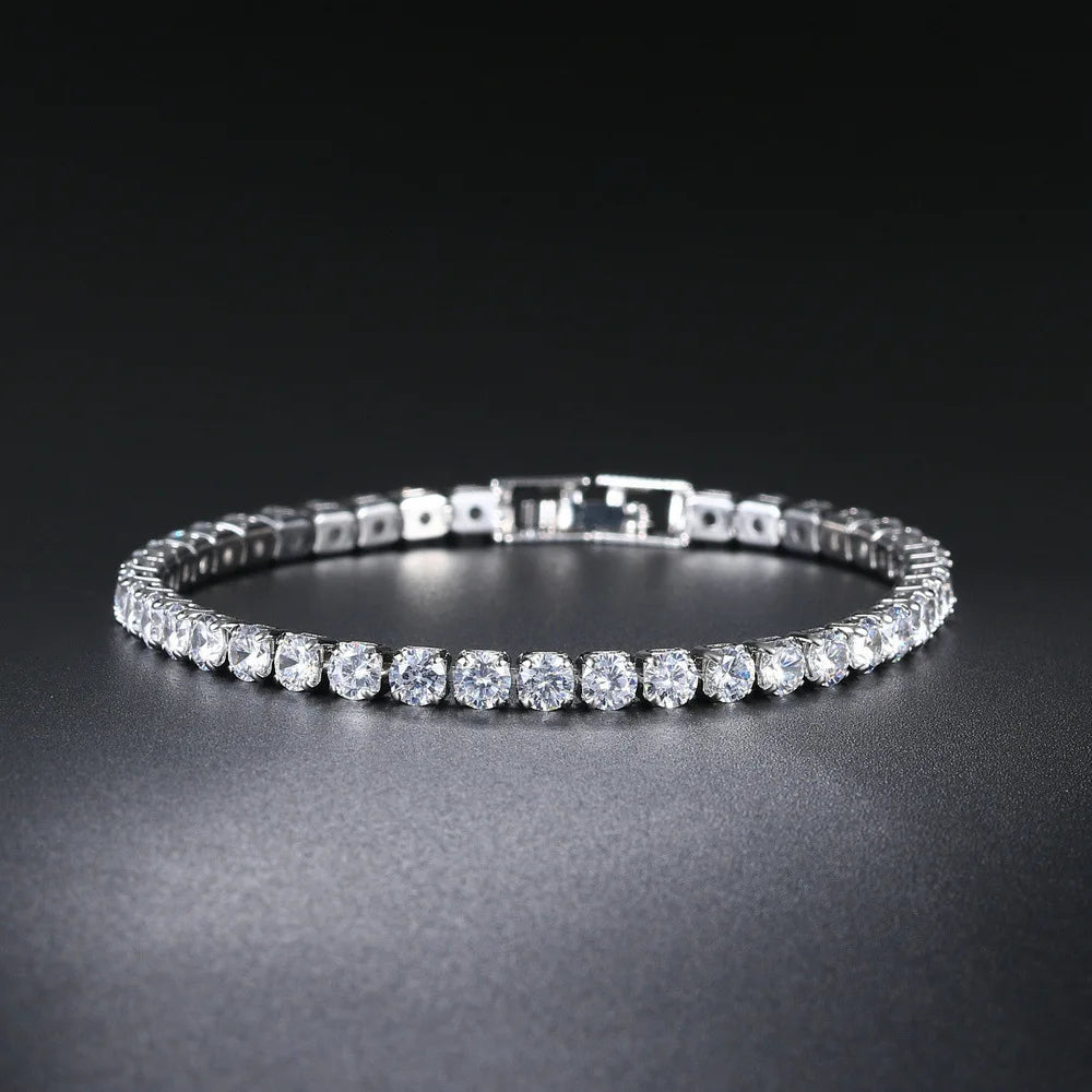 DRAVEN — 4MM Crystal Rhinestone Bracelet Set