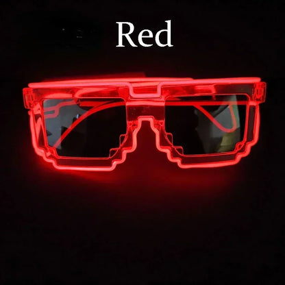 Glow-in-the-Dark LED Sunglasses – Mosaic Party Style