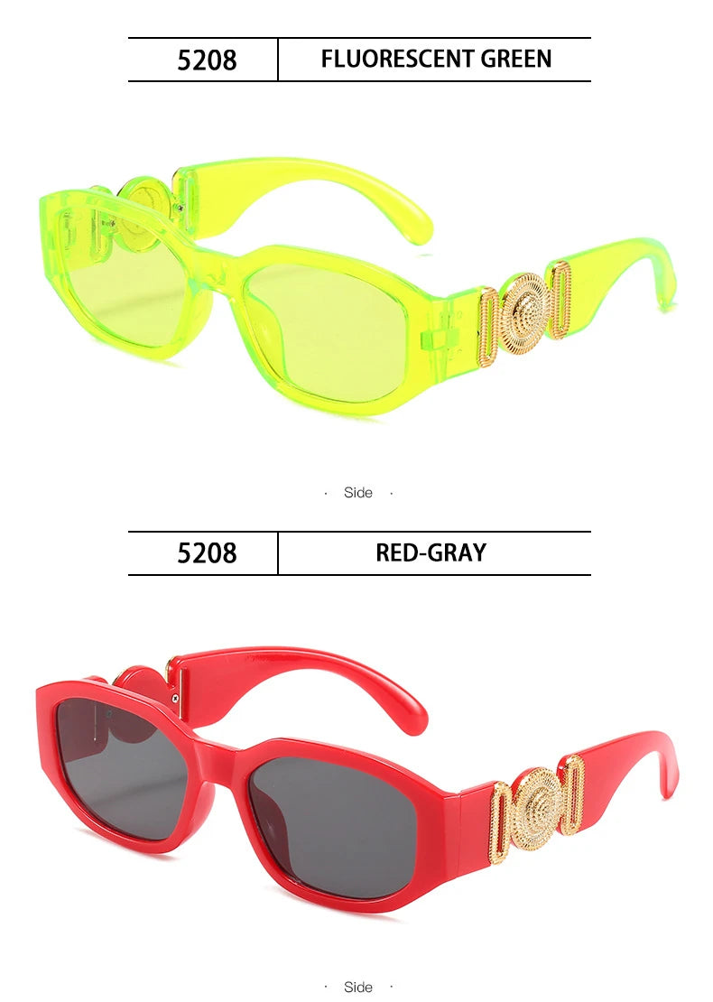 DRAVEN — Vintage Rectangle Sunglasses – Small Frame Luxury Shades