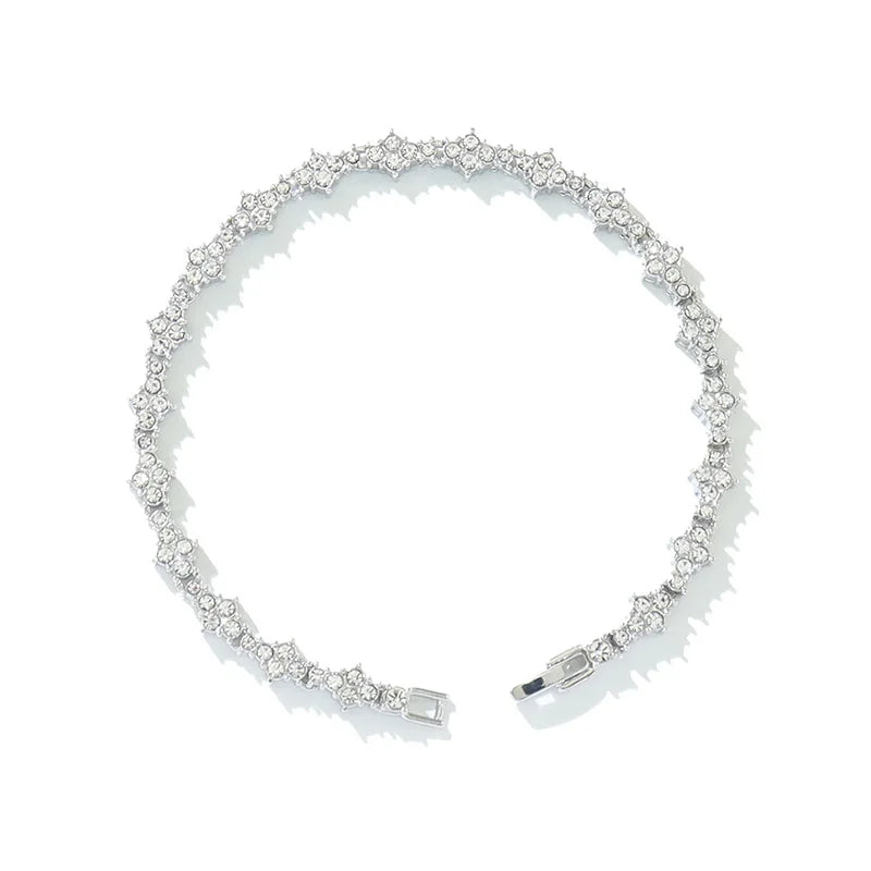 DRAVEN — Round Stone Star Cubic Zirconia Bracelet