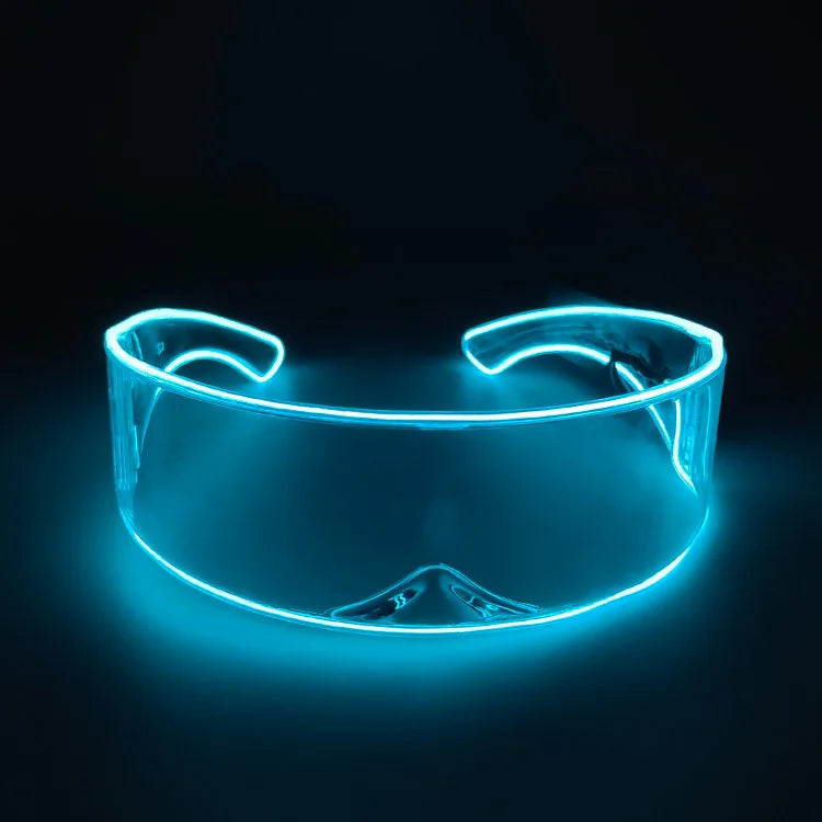 DRAVEN — Robot LED Party Sunglasses – Futuristic Nightclub Style