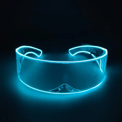 Robot LED Party Sunglasses – Futuristic Nightclub Style – Elegant Men's Accessory | Accessorio Uomo Elegante