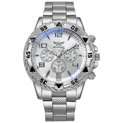 Men’s Luxury Steel Watch – Elegant Business & Sport Design – Elegant Men's Accessory | Accessorio Uomo Elegante