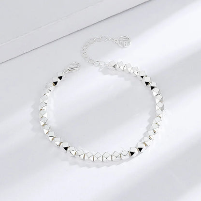 Trendy 925 Sterling Silver Necklace – Shiny Fashion Chain for Women – Elegant Men's Accessory | Accessorio Uomo Elegante