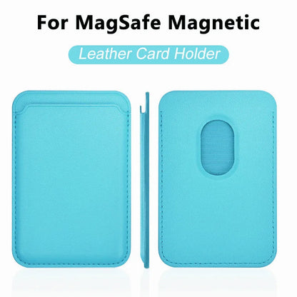 MagSafe Leather Wallet Case iPhone 17 16 15 14 Pro Max