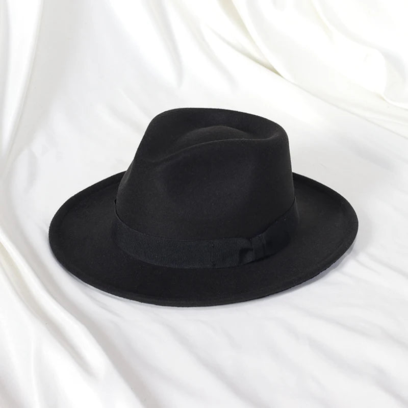 DRAVEN — Elegant Wool Fedora – Unisex Classic Jazz Hat