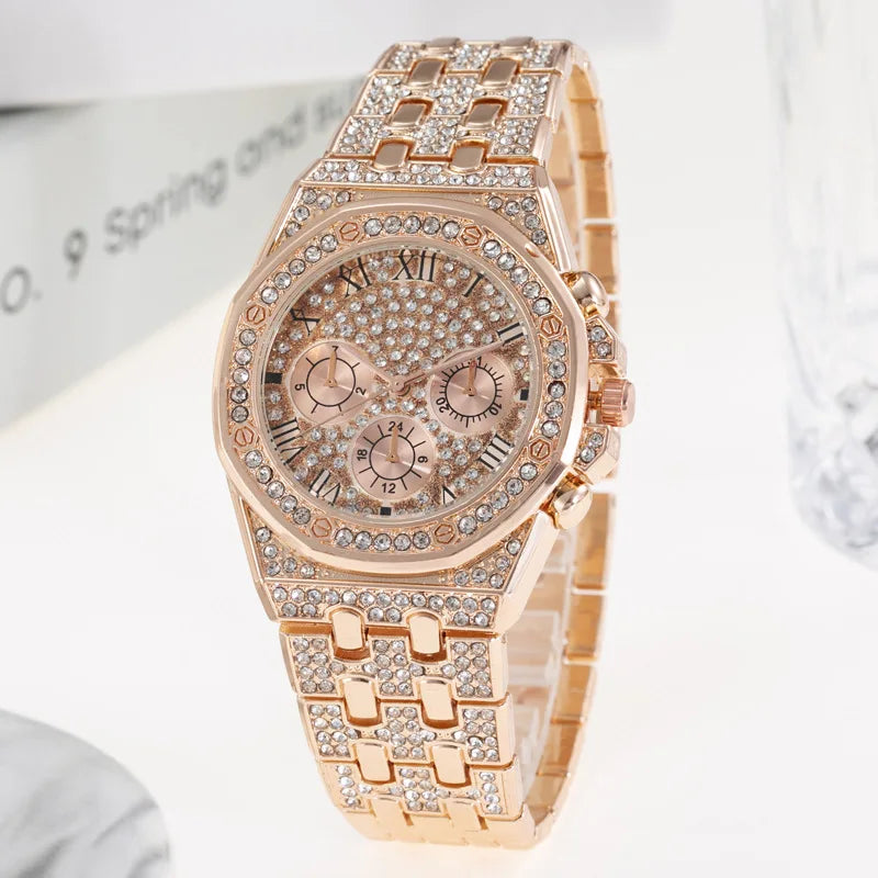 DRAVEN — Golden Empire – Men’s Yellow Gold Luxury Business Watch