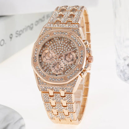 Golden Empire – Men’s Yellow Gold Luxury Business Watch – Elegant Men's Accessory | Accessorio Uomo Elegante