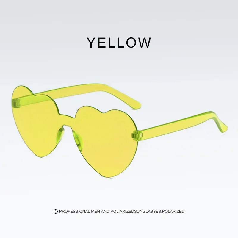 DRAVEN — Red Heart Sunglasses – Designer Retro Cat Eye Y2K Shades