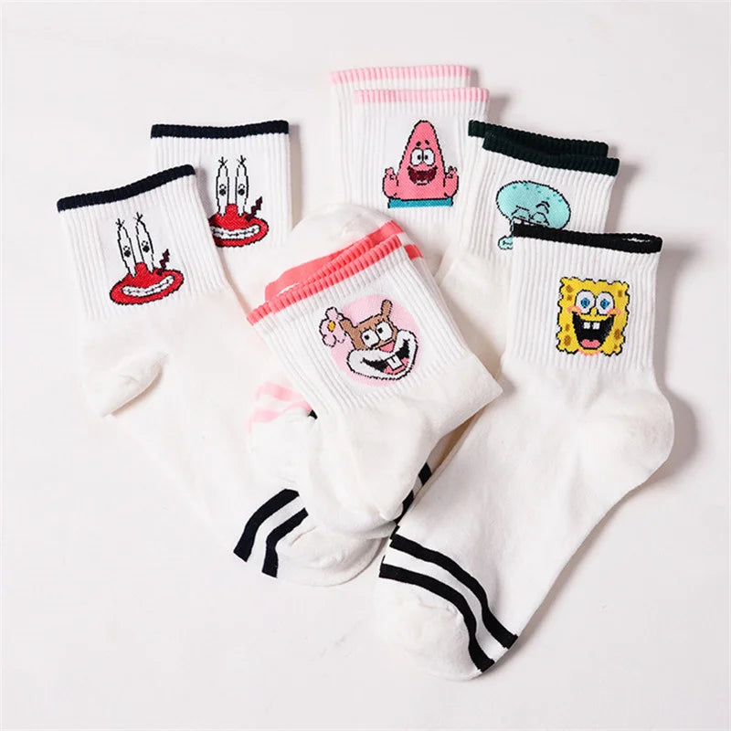 DRAVEN — Letter Print Long Socks – Y2K Harajuku Punk Style