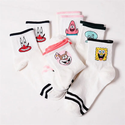 Letter Print Long Socks – Y2K Harajuku Punk Style