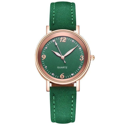 Soft Elegance – Women’s Leather Strap Watch with Bracelet-Inspired Design – Elegant Men's Accessory | Accessorio Uomo Elegante