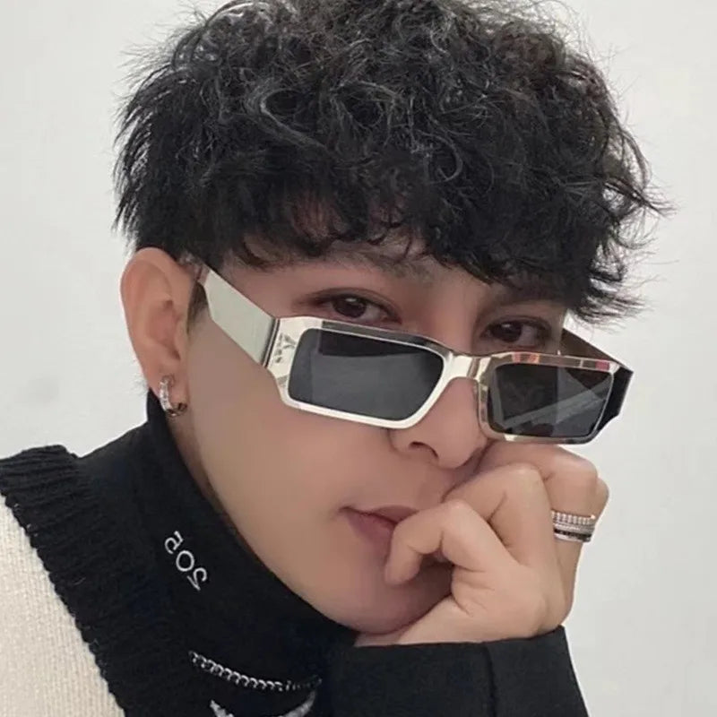 DRAVEN — Square Street Sunglasses – Minimalist Chic Shield