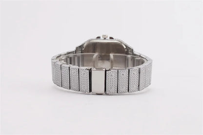 Frozen Legacy – 2025 Unisex Crystal Diamond Watch – Elegant Men's Accessory | Accessorio Uomo Elegante