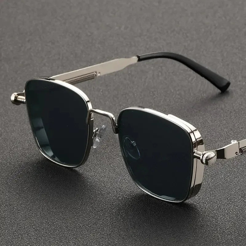 DRAVEN — Polarized Metal Sunglasses – High-End Punk Style