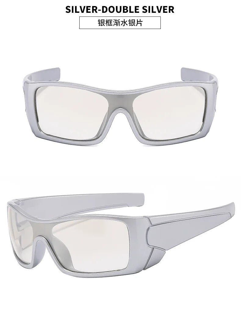 DRAVEN — Futuristic Sports Shield Sunglasses – Y2K Driving Style