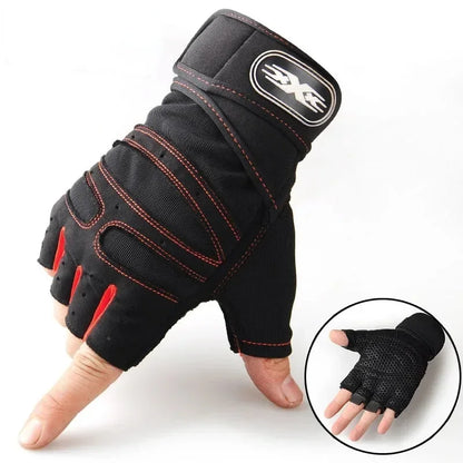 Fingerless Sport Gloves – Unisex Fitness & Outdoor Style